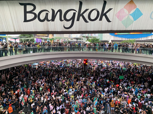Dalszy ciąg protestów w Bangkoku